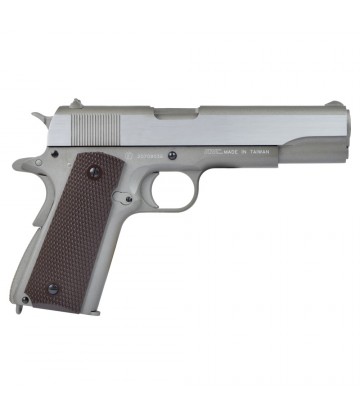 KWC PISTOLA A CO2 SCARRELLANTE 1911 TACTICAL SILVER (KW-1911TACS)